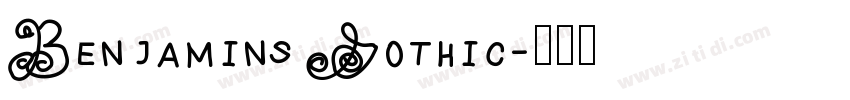 Benjamins Gothic字体转换